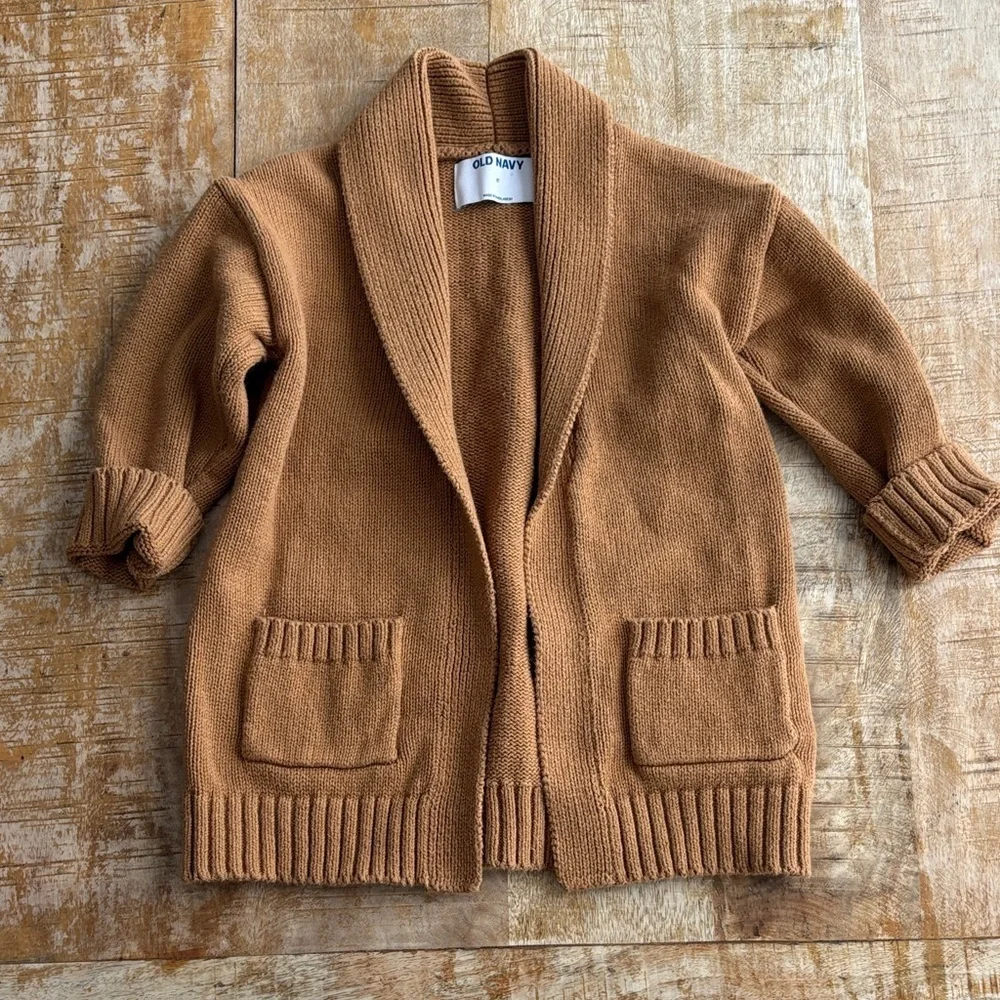 Old Navy Girls Camel Color Cardigan 3t